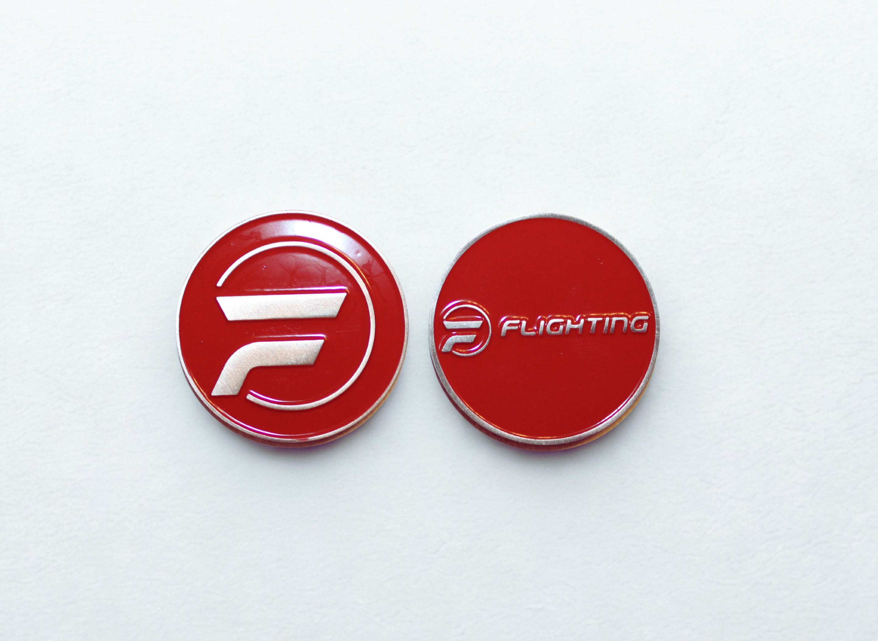 Flighting Ball Marker Red