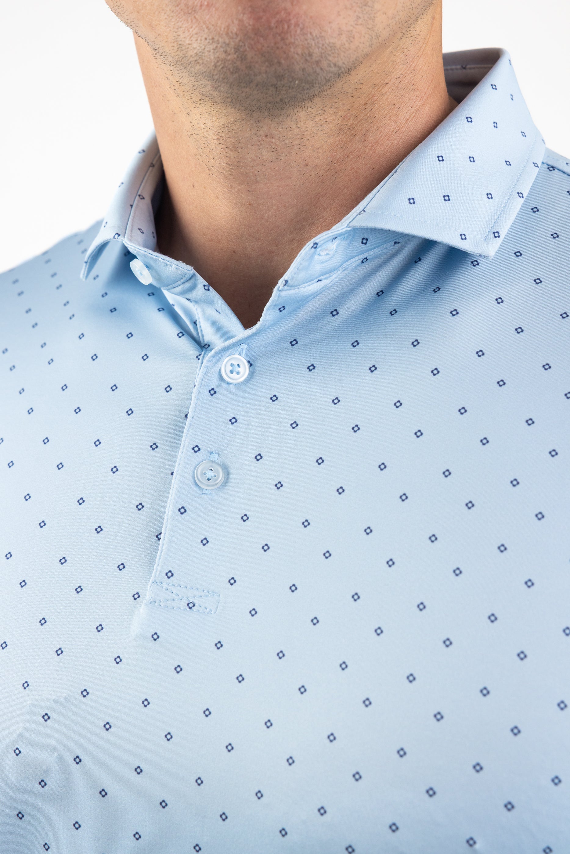Summer Collection: Blue Daisy Geo