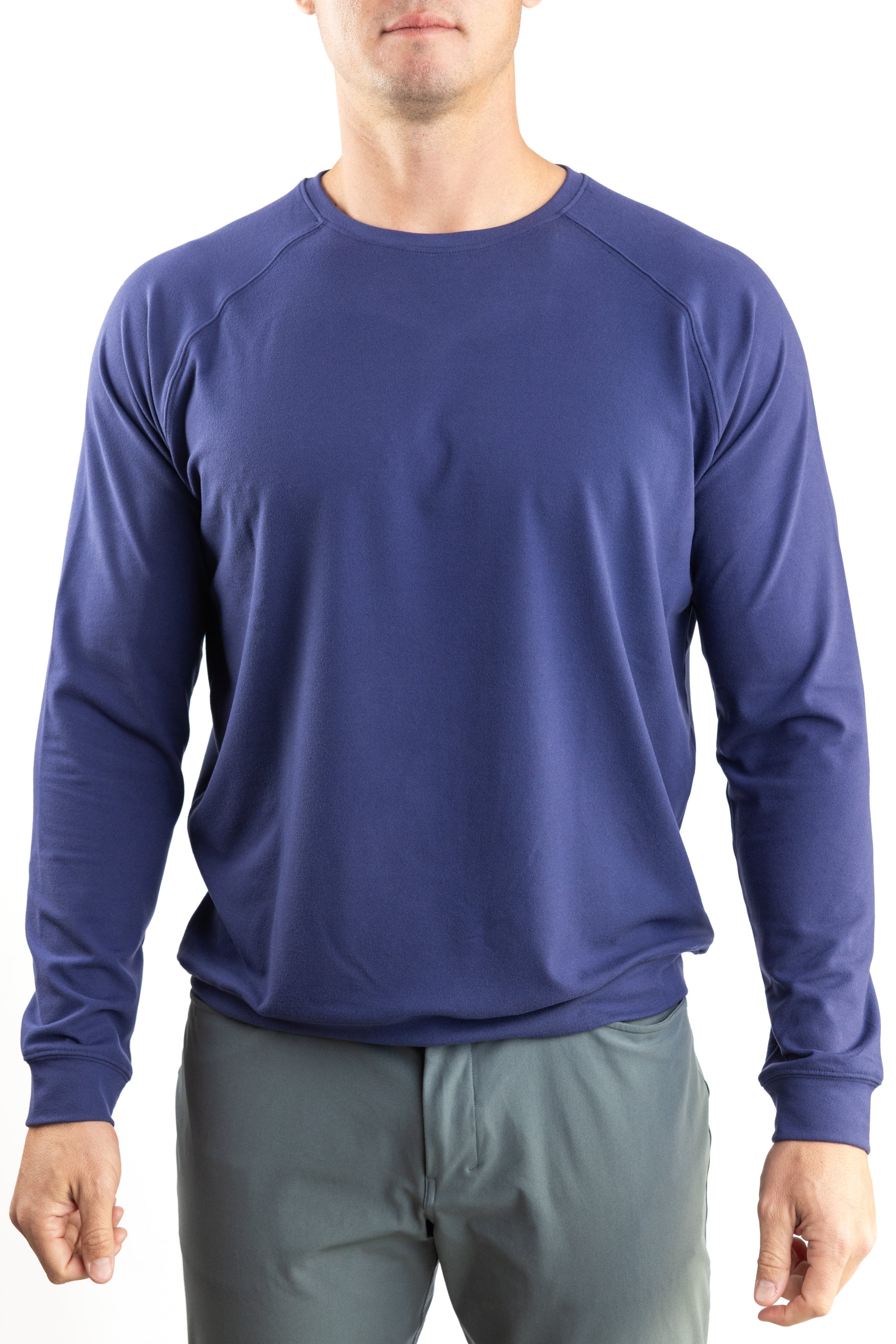 Flighting Crewneck - Patriot Blue