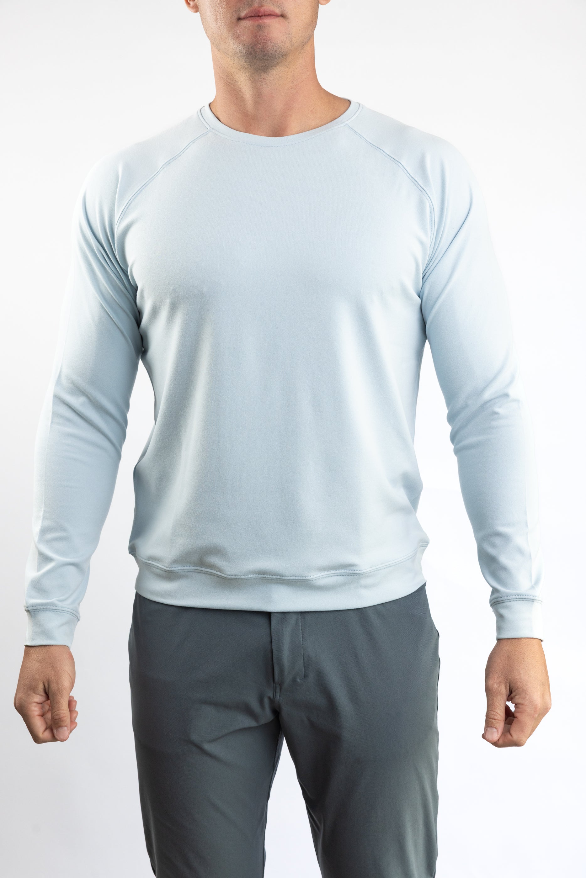 Flighting Crewneck - Cashmere Blue