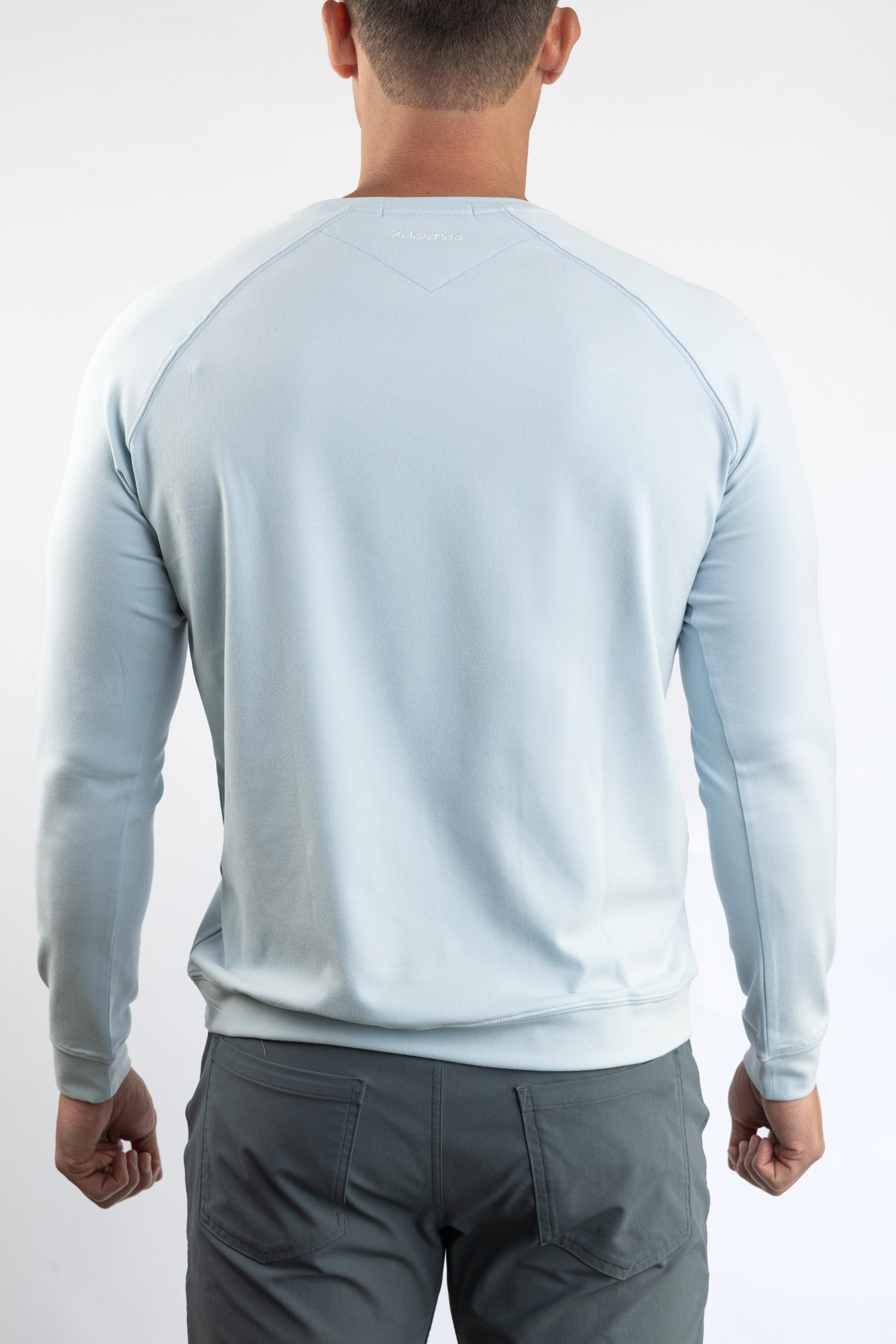 Flighting Crewneck - Cashmere Blue
