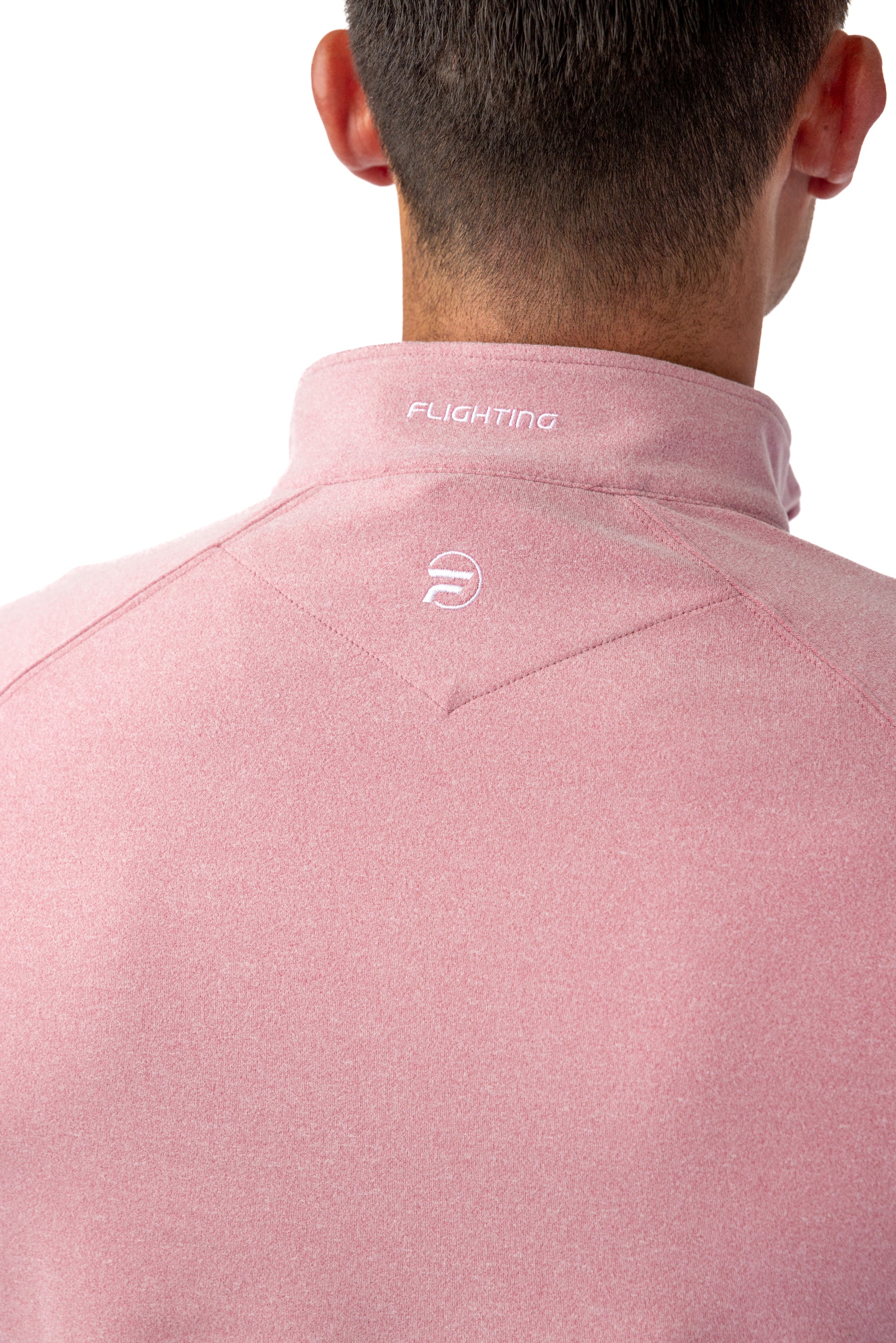 Flighting Q-Zip: Pink Heather