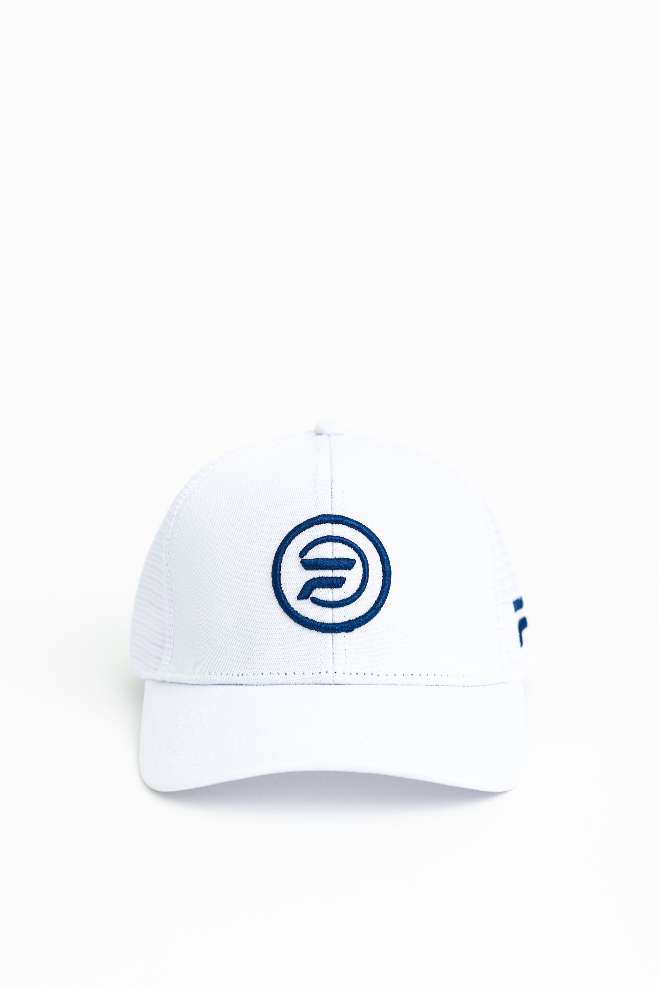 Performance Mesh Snapback: White & Blue