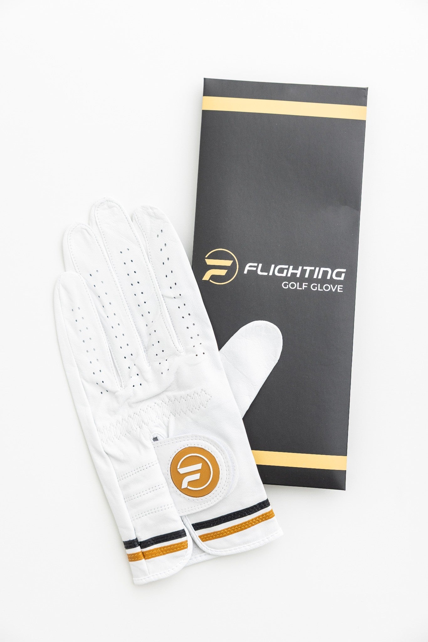 Flighting Glove - White & Gold