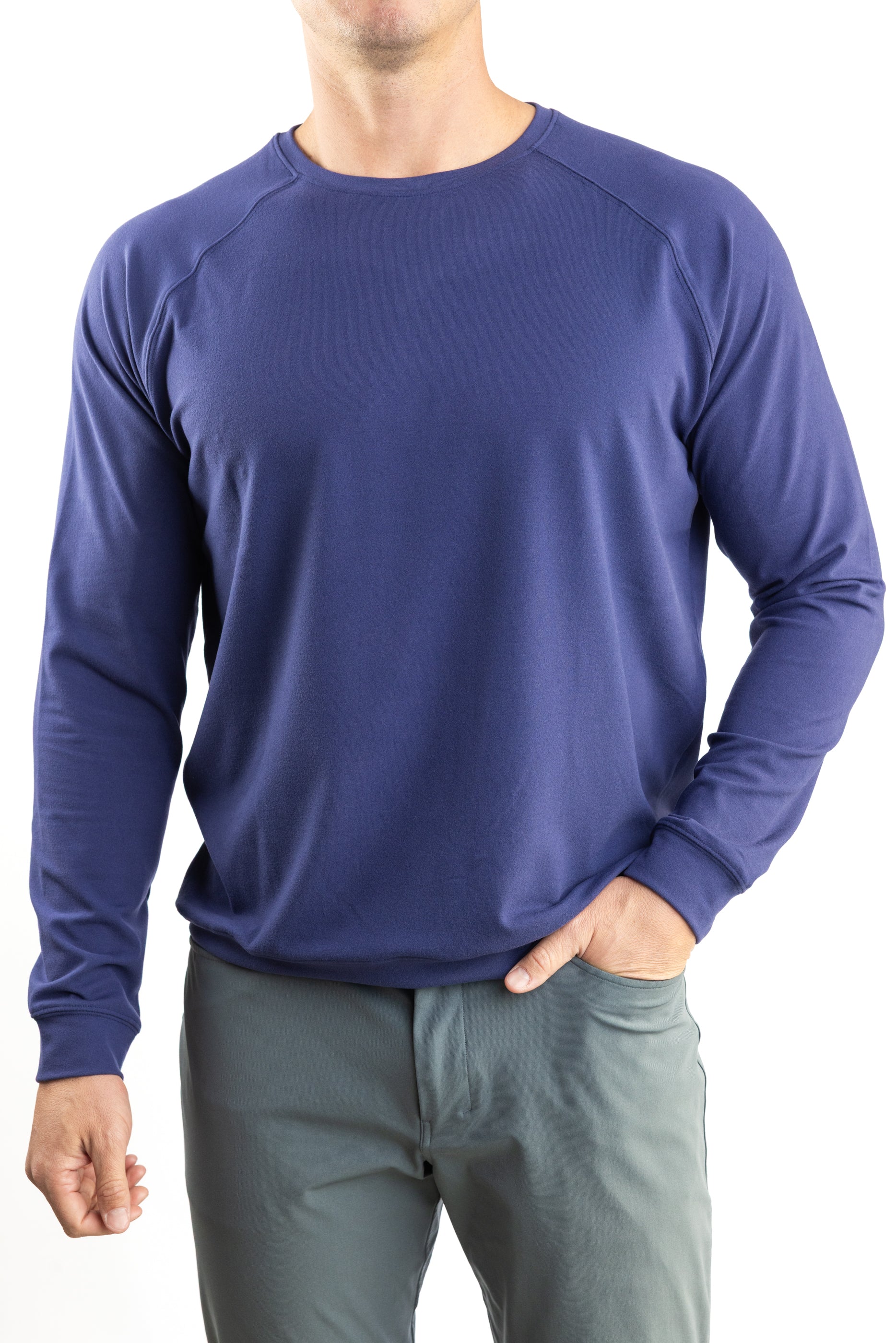 Flighting Crewneck - Patriot Blue
