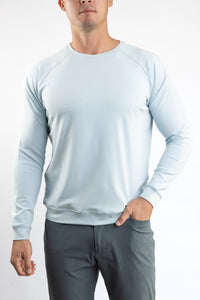 Flighting Crewneck - Cashmere Blue