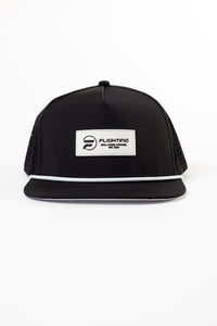 Flighting Signature Rope Snapback – Black