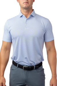 Flighting Polo: Bright White (Athletic Fit)