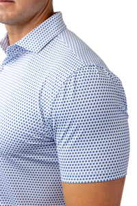 Flighting Polo: Bright White (Athletic Fit)