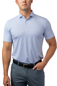 Flighting Polo: Bright White (Athletic Fit)
