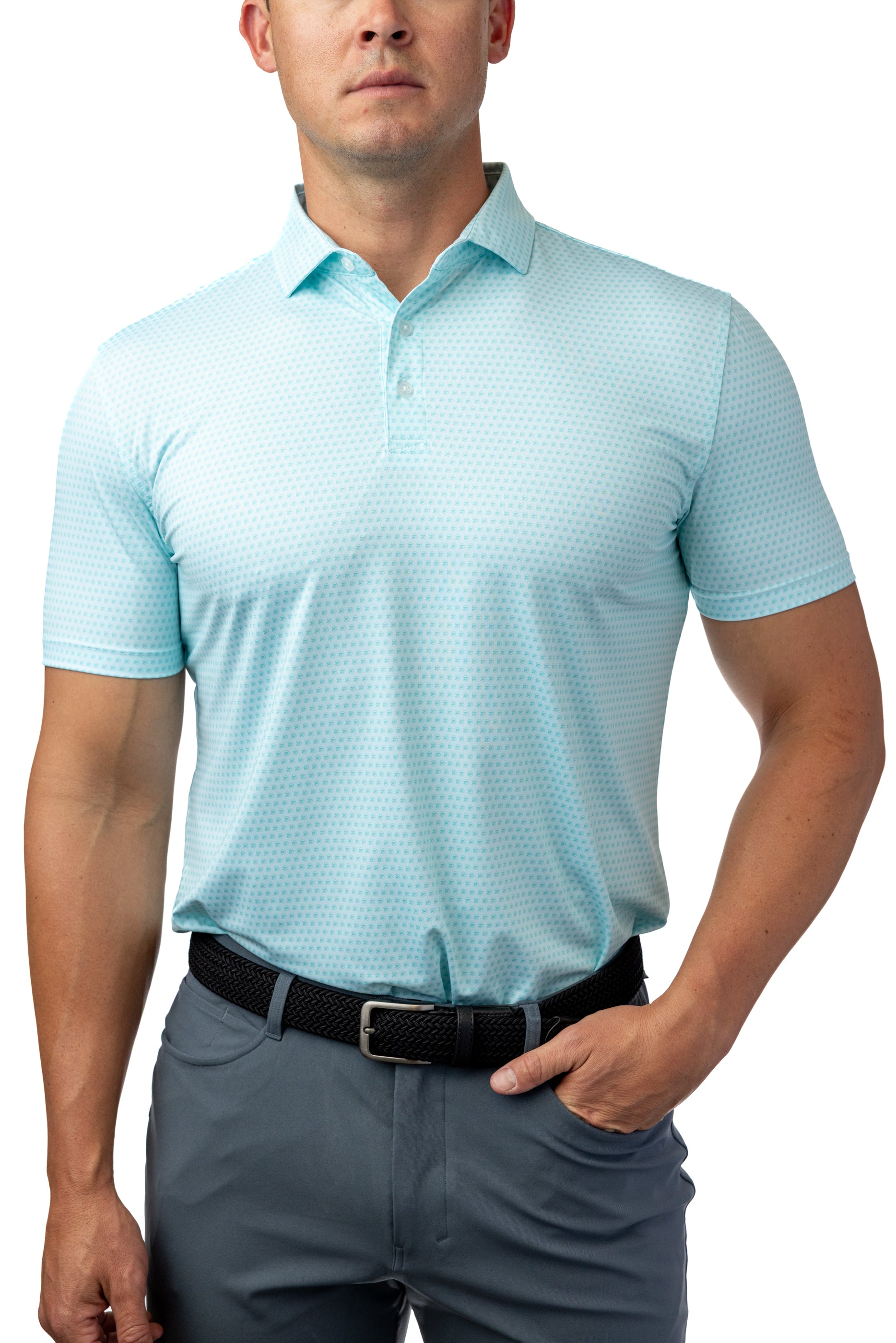 Flighting Polo: Mint Julep (Athletic Fit)