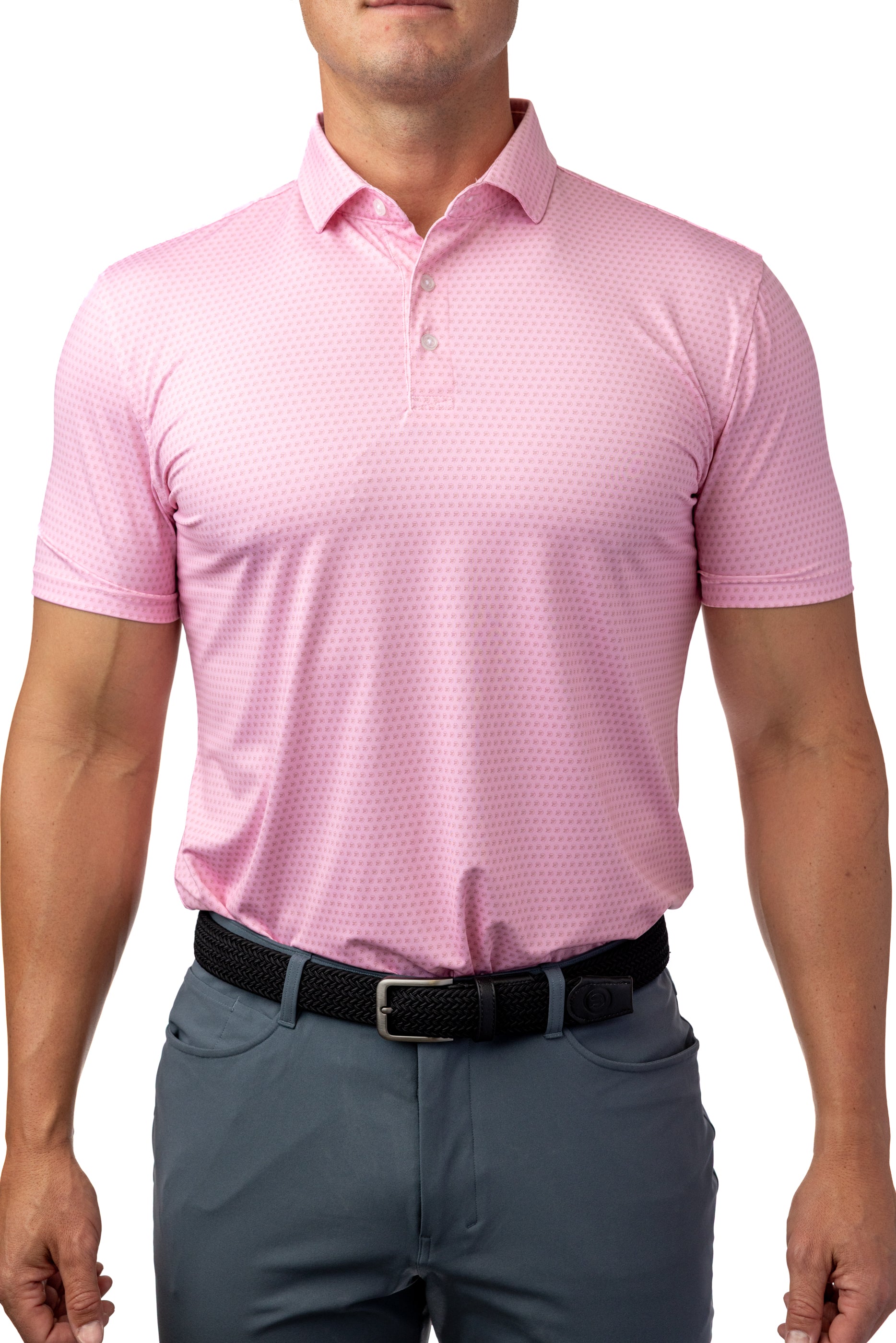 Flighting Polo: Light Rose (Athletic Fit)
