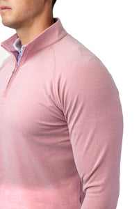 Flighting Q-Zip: Pink Heather