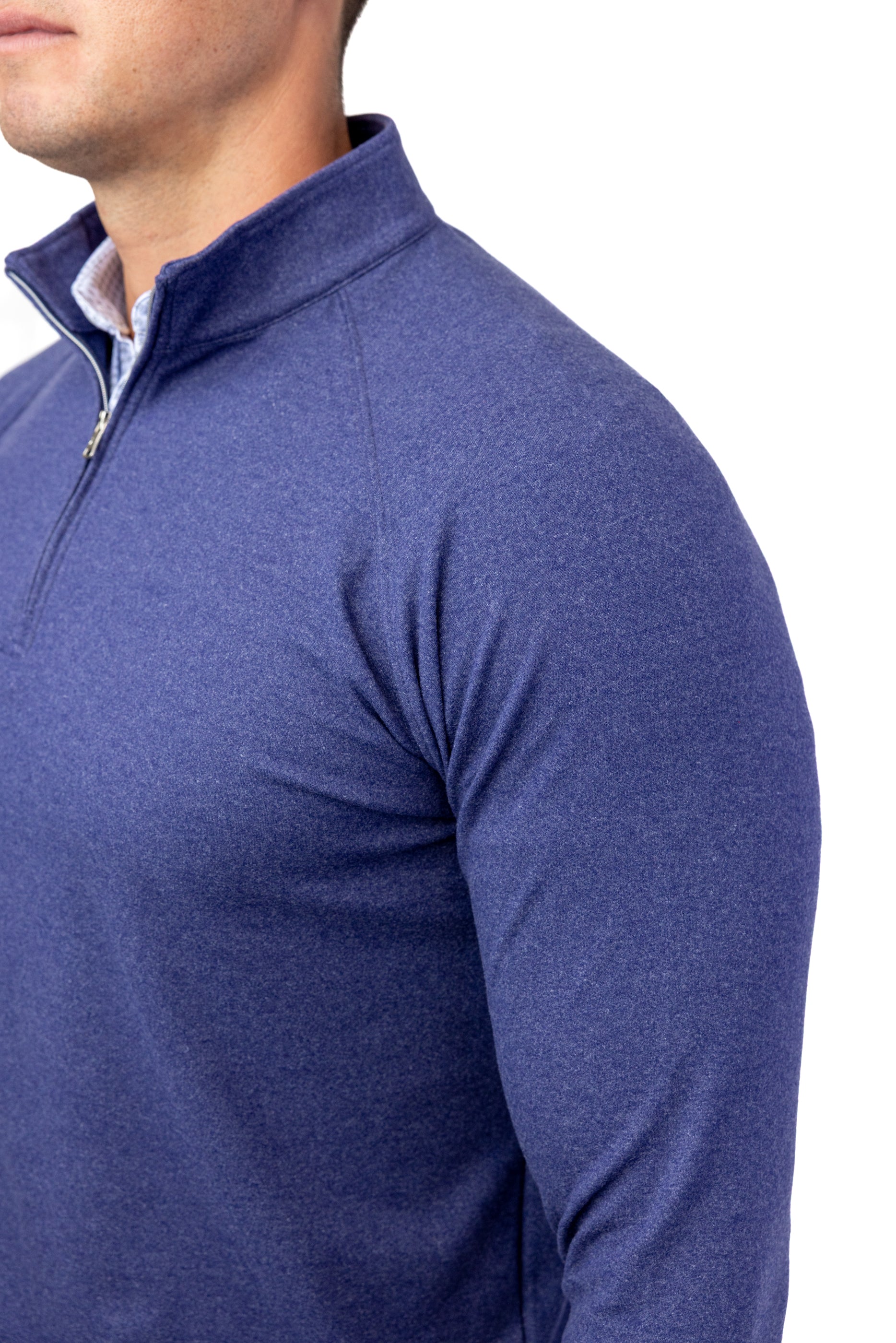 Flighting Q-Zip: Navy Heather