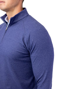 Flighting Q-Zip: Navy Heather
