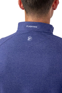 Flighting Q-Zip: Navy Heather