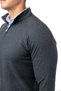 Flighting Q-Zip: Charcoal Heather