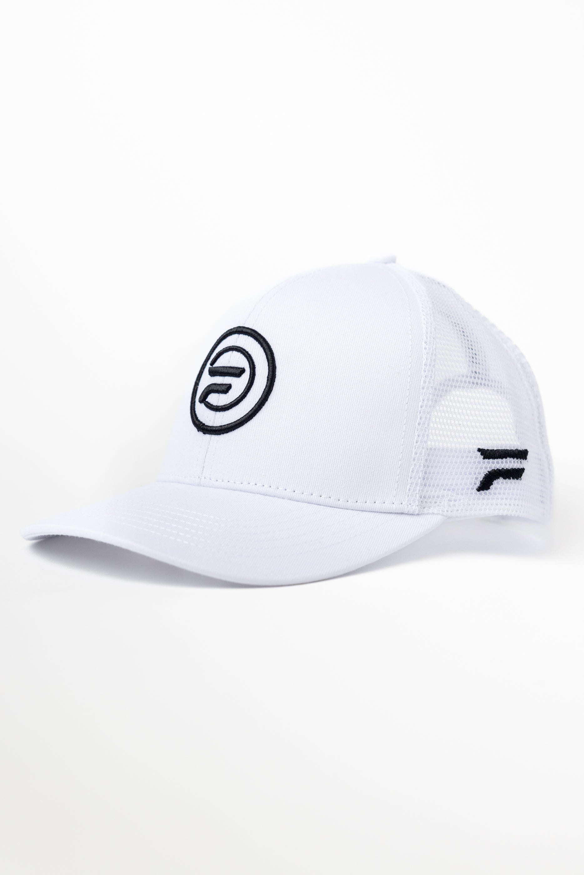 Performance Mesh Snapback: White & Black