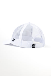 Performance Mesh Snapback: White & Black