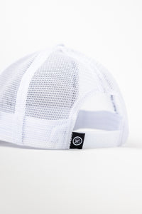 Performance Mesh Snapback: White & Black