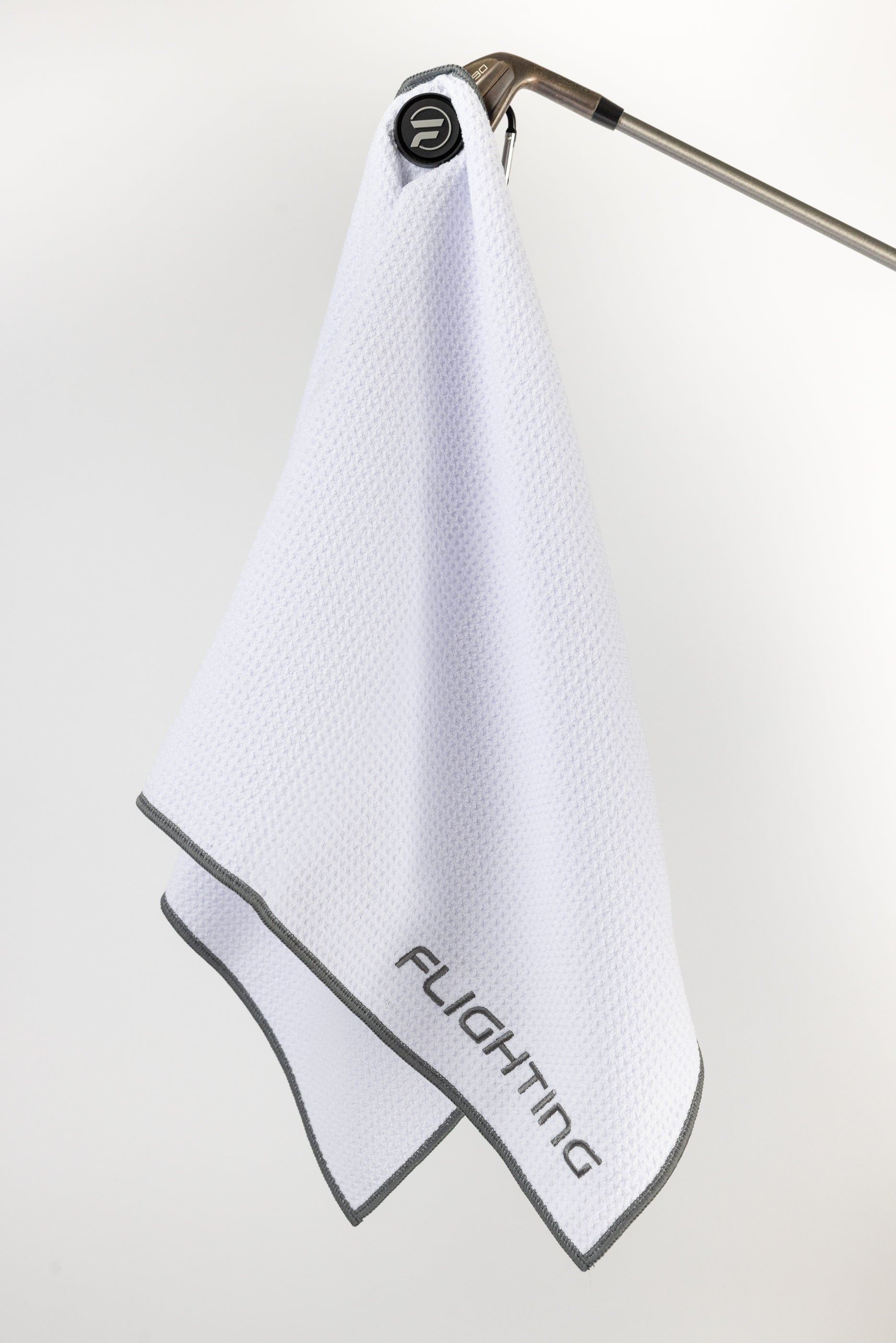 Flighting Golf Towel - Silver