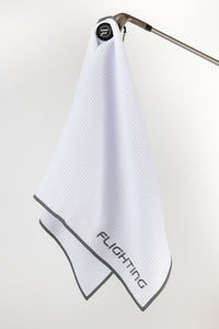 Flighting Golf Towel - Silver