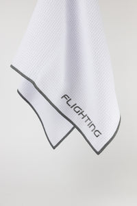 Flighting Golf Towel - Silver