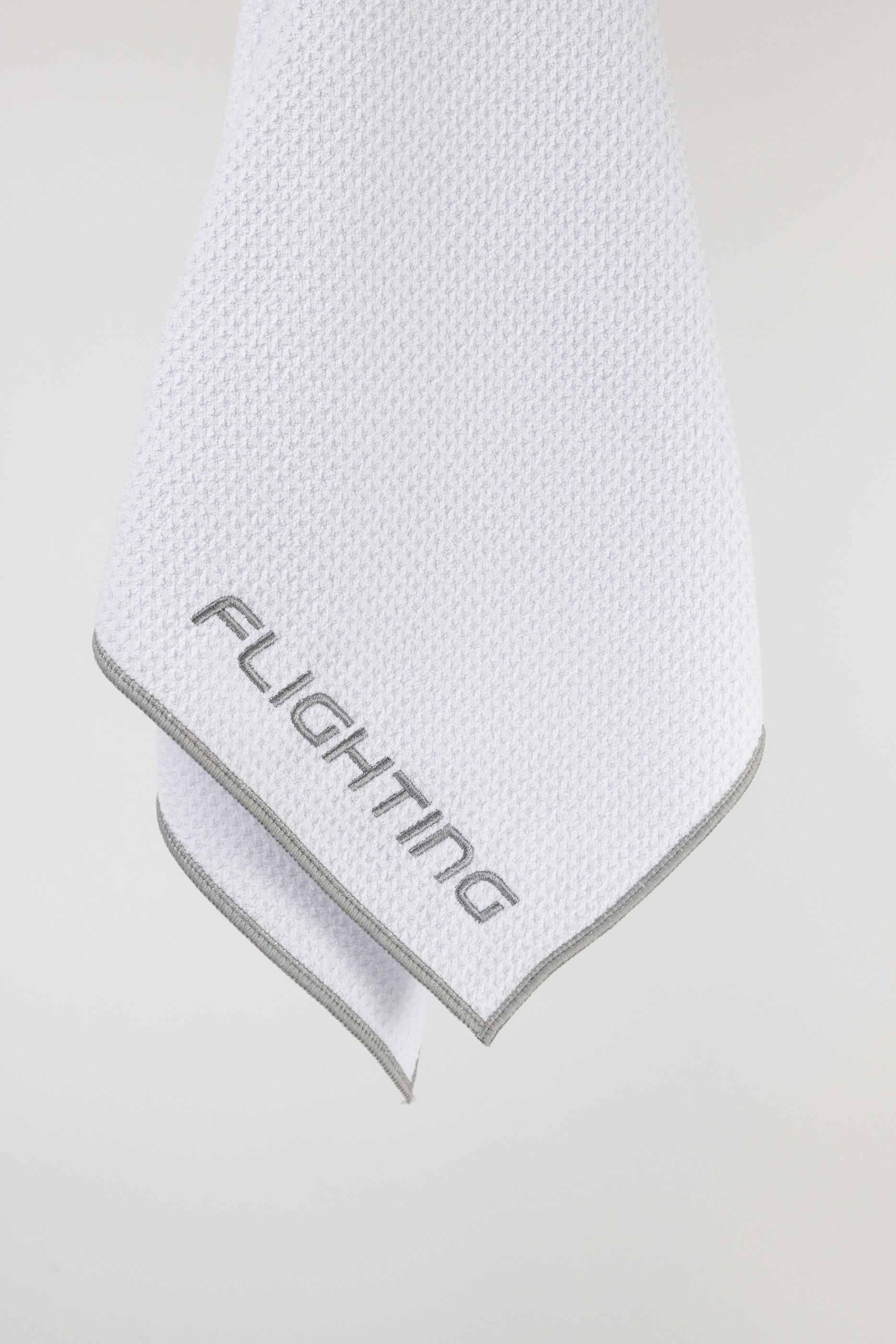 Flighting Golf Towel - White
